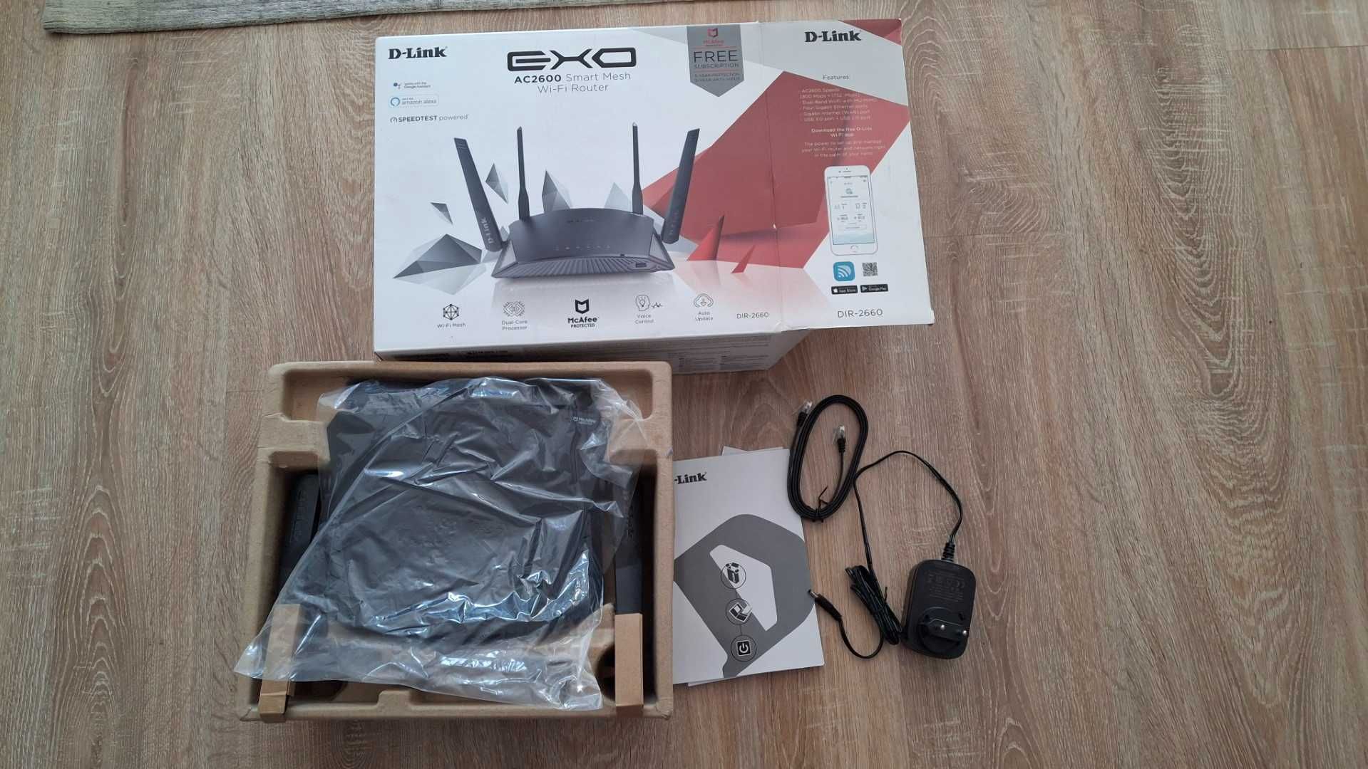 Router D-Link DIR-2660 EXO wi-fi WLAN 802.11a/b/g/n/ac 2600Mb/s AC2660