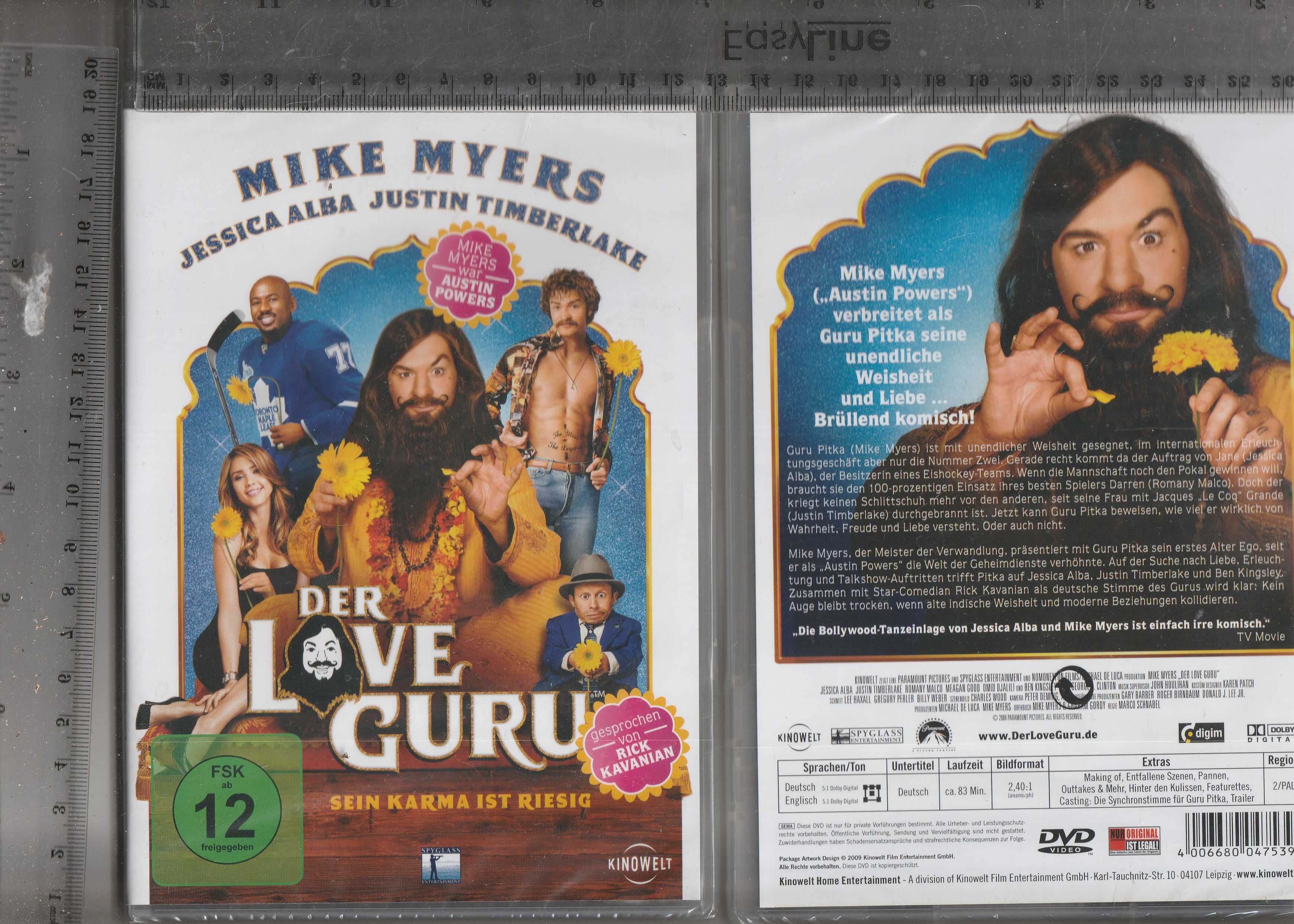 Der love guru Justn Timberlake DVD