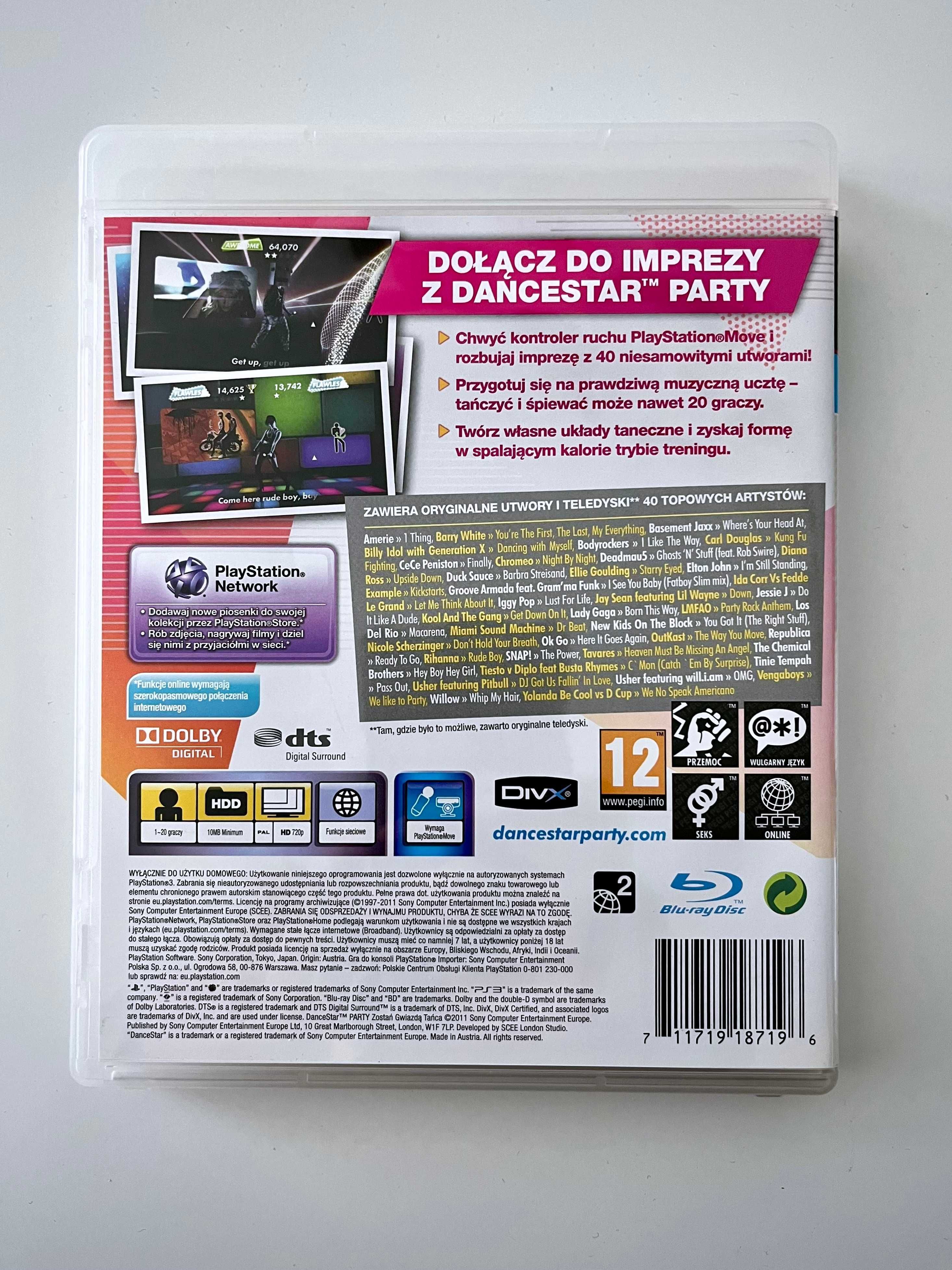 Gra Dance Star Party na PS3 - polska wersja językowa [PS MOVE]