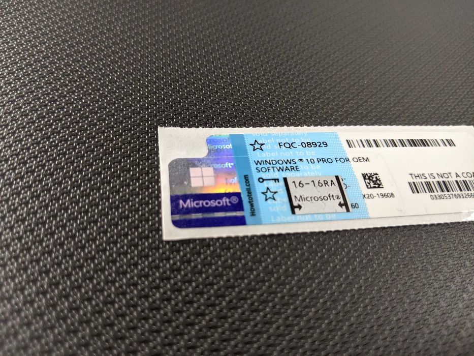 Windows 10/11 pro OEM стикер ключ лицензия наклейка