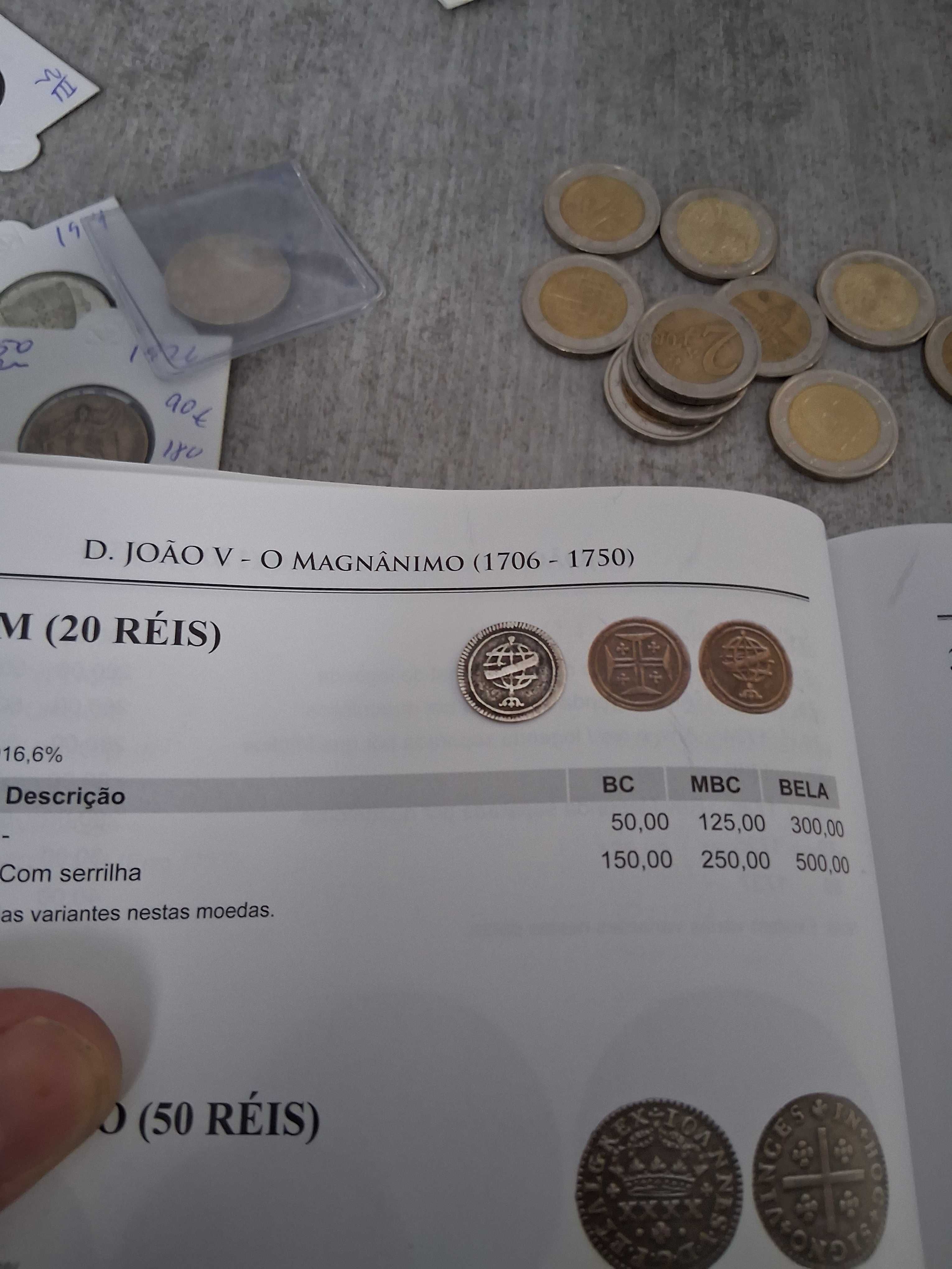 20 vinténs d Joao V  esfera  Rara
