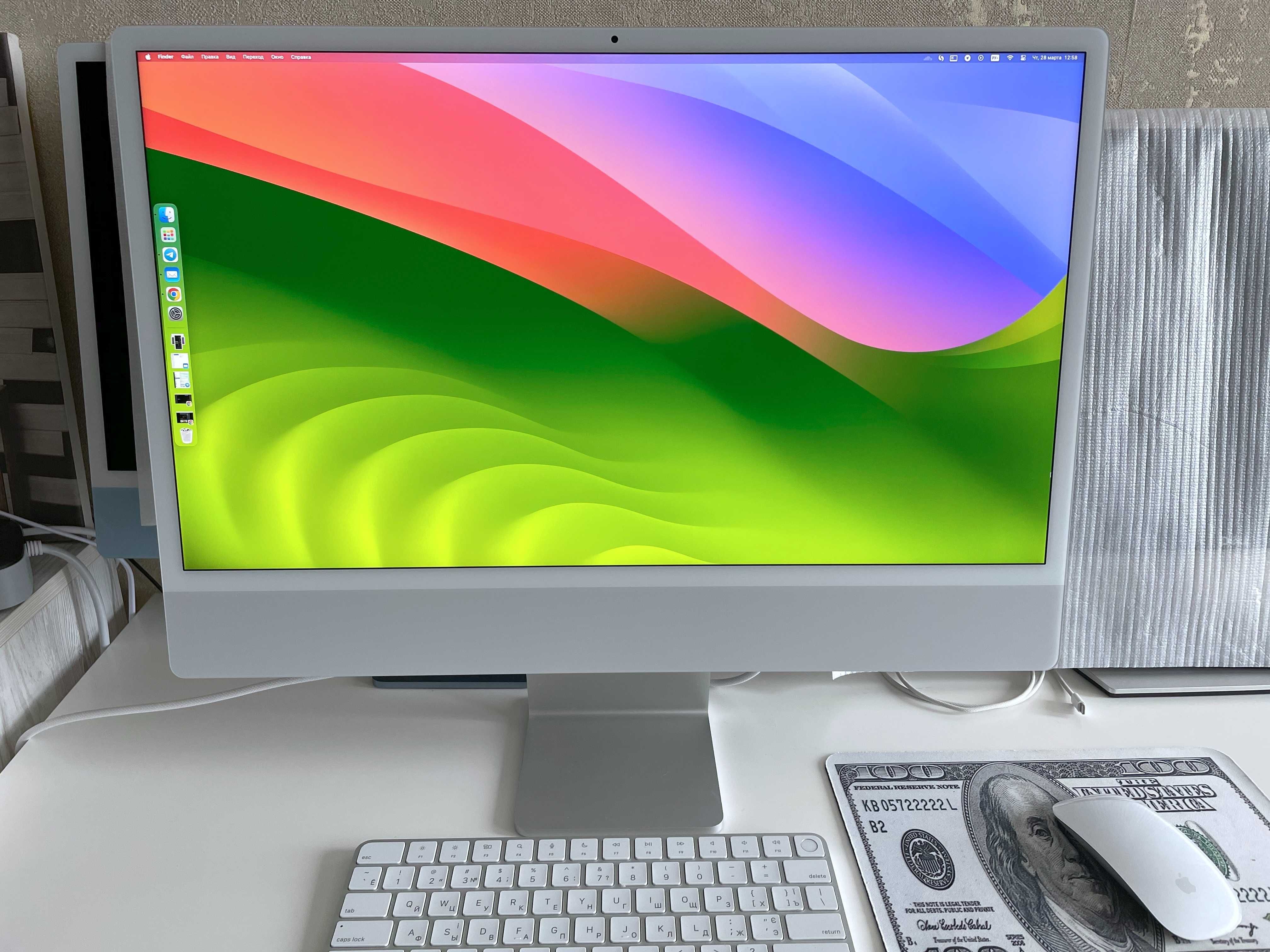 iMac M1 24-inch 2021 Silver 8C CPU / 8C GPU / Ідеальний стан 