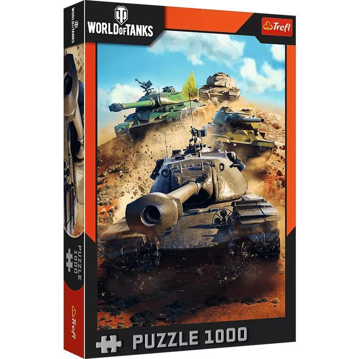 Puzzle 1000 World of tanks Czołgi w boju 10943. Trefl