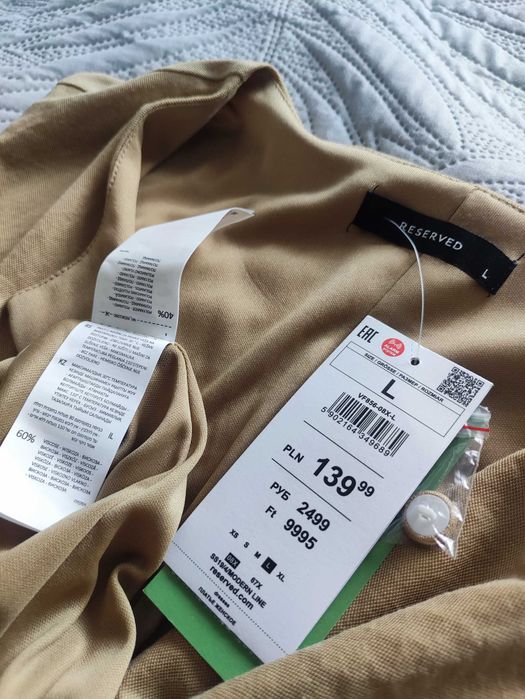 Sukienka szmizjerka Reserved roz L