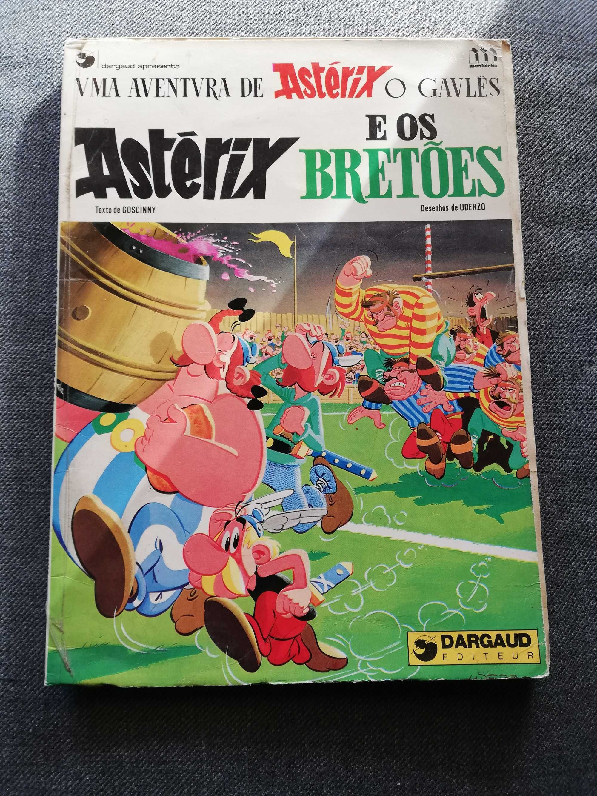 Livros Lucky Luke e Astérix