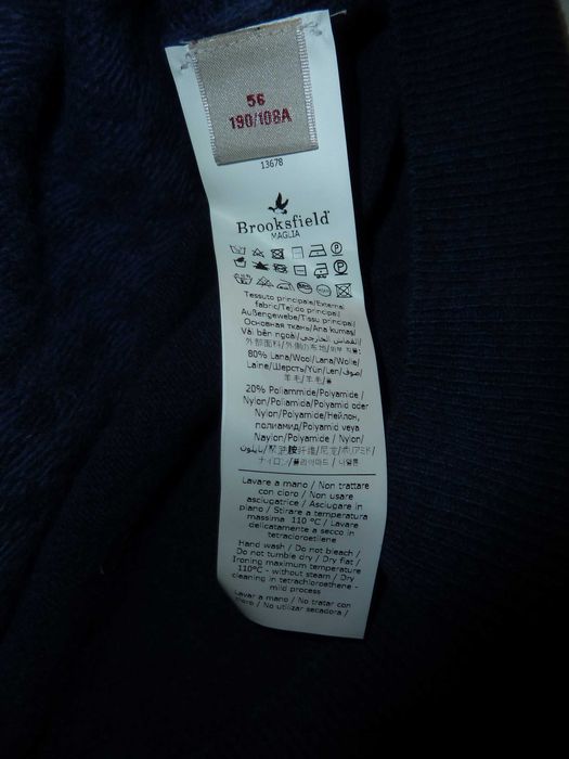 Camisola nova italiana Brooksfield XXL