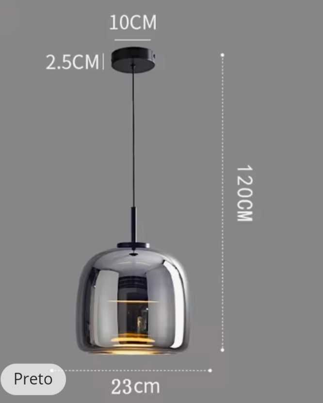 2x Candeeiros LED de Teto Suspensos Ilha, Cozinha, Quarto NOVOS