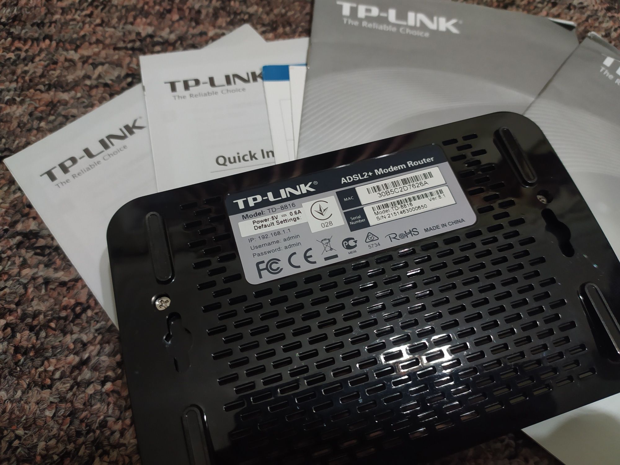 Модем роутер TP-Link TD-8816