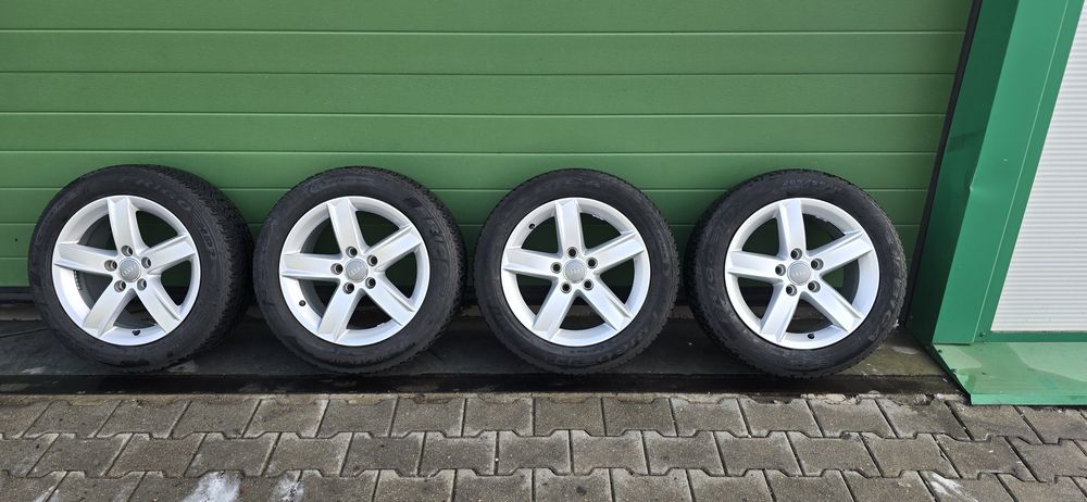 Koła Audi 5x112 opony zimowe 205x55r16