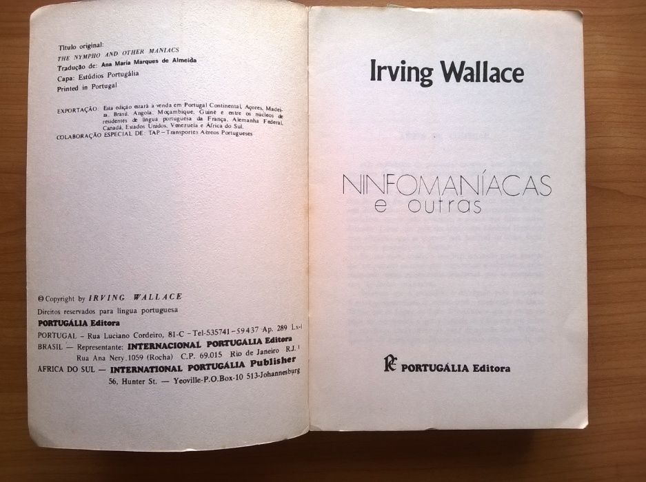 Ninfomaníacas e Outras - Irving Wallace