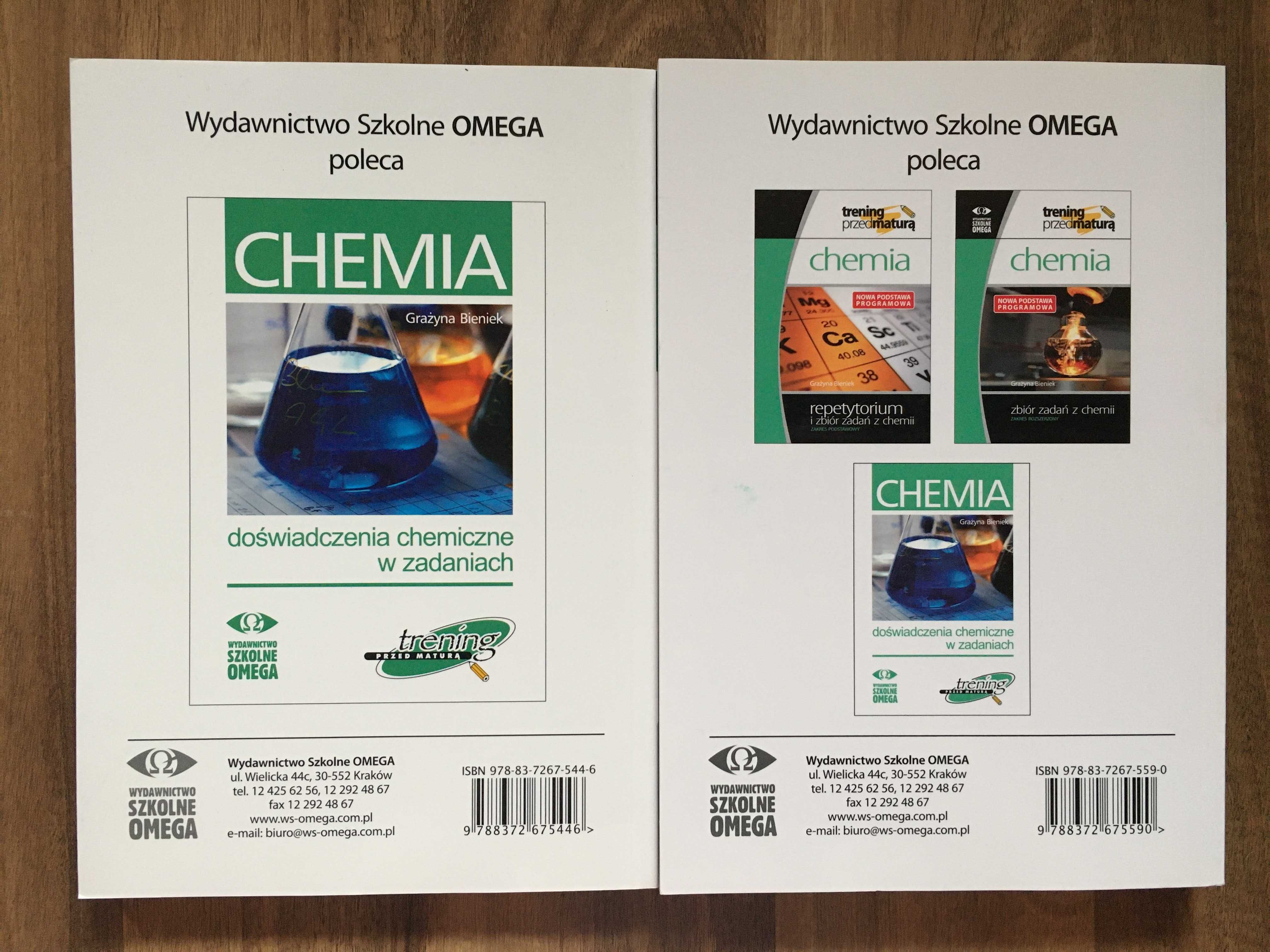 Zbiór zadań z chemii | trening przed maturą | Omega