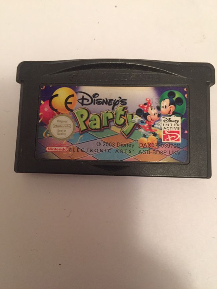 Редкий оригинальный Картридж Disney's Party GBA