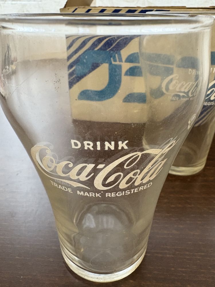 Вінтажні бокали COCA-COLA 3 шт.
