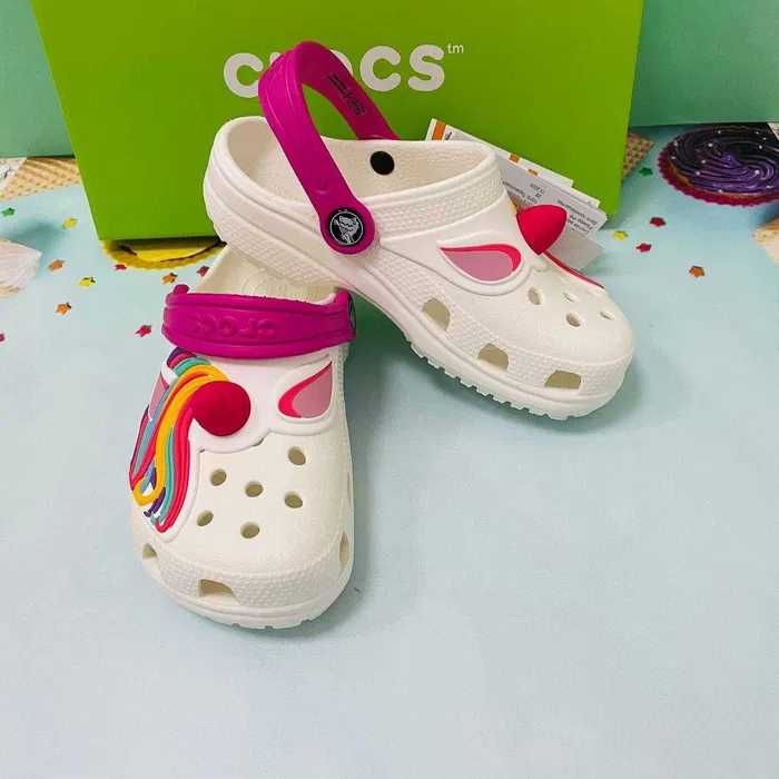 CROCS Сassic Unicorn White C7, C8, C9, С10, С11, С12, С13, J1, J2, J3