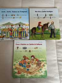 Coleção de 3 livros infantis