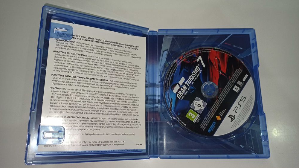ps5 GRAN TURISMO 7 PL po polsku działa z VR dla 1-2 graczy, okład PL 1