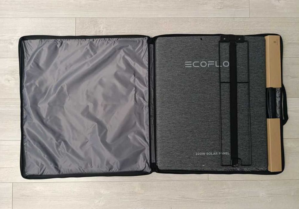 Солнечные складные панели EcoFlow 160–220 с чехлом