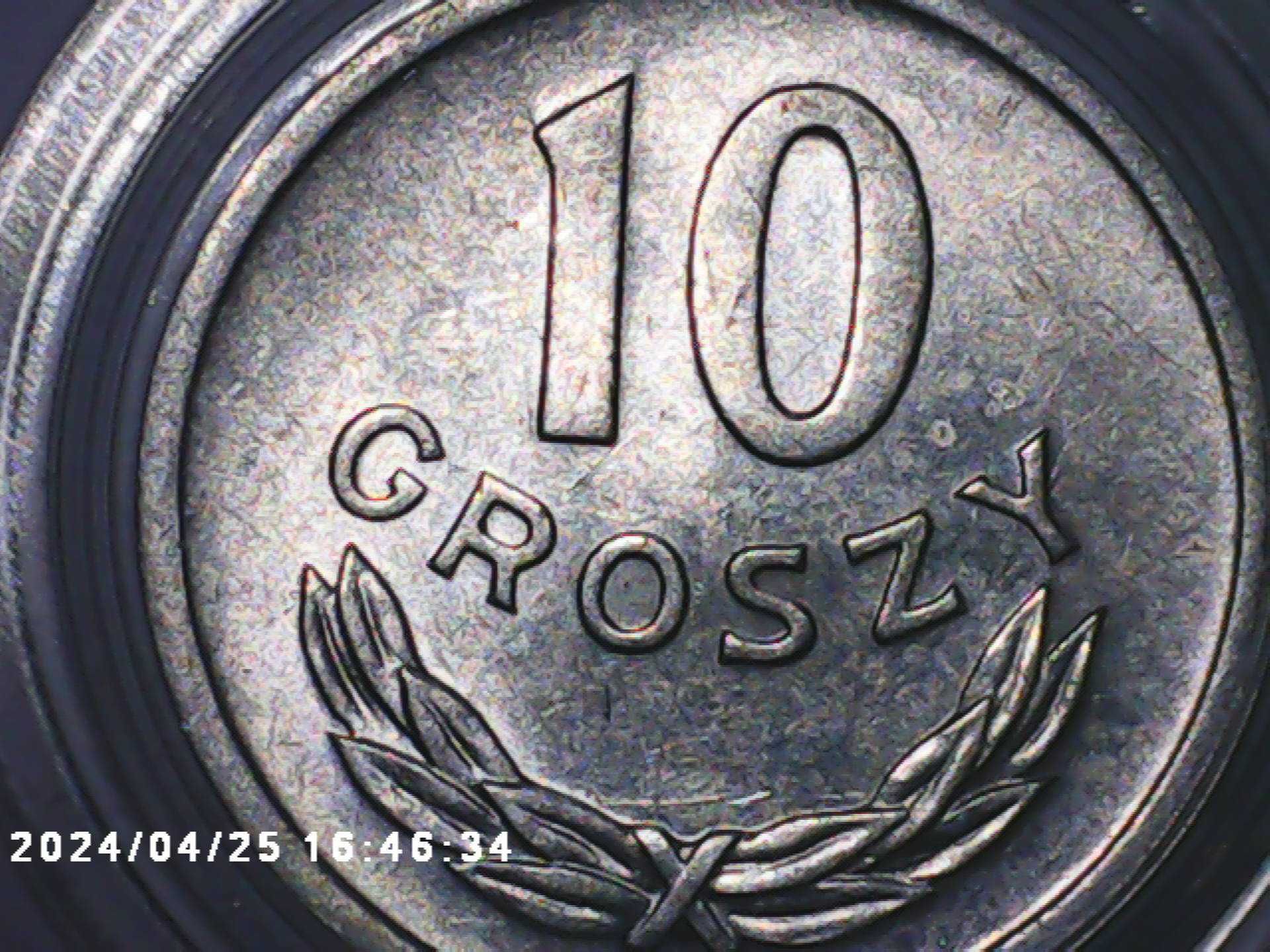 PRL 10 groszy 1961 rok - moneta mennicza.
