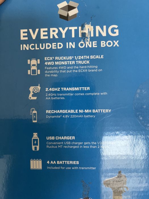 1/24 Ruckus 4WD Monster Truck RTR