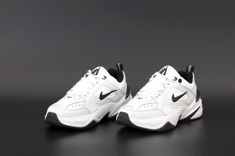 Унисекс кожаные кроссовки Nike M2K Tekno кросівки найк м2к текно шкіра