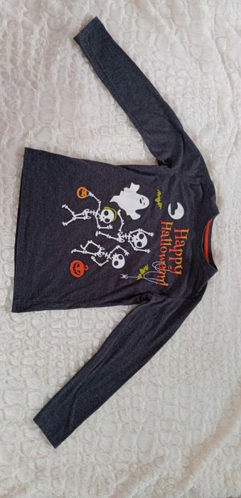 Bluzka t-shirt dla chłopca Halloween - rozmiar 134