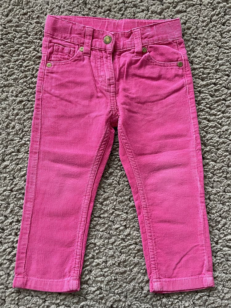 Lupilu rozowe spodnie szyruksowe dla dziewczynki r. 86