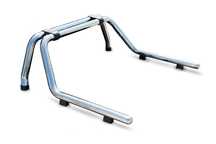 Isuzu D-Max rury orurowanie paki Kobra Ø76 chrom rollbar