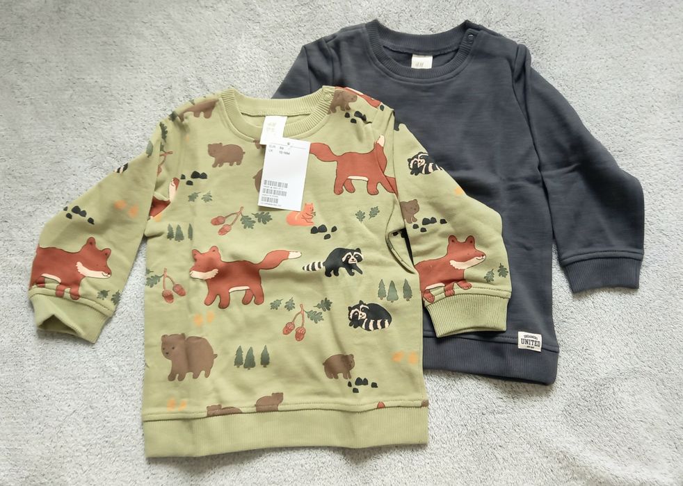 Bluzy H&M 2pak 86
Rozmiar 86
W środku meszek
Nowe, nieużywane, z metką