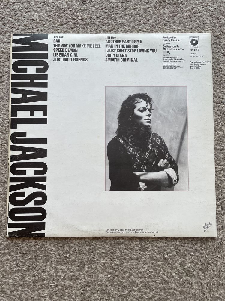 Michael Jackson Bad winyl