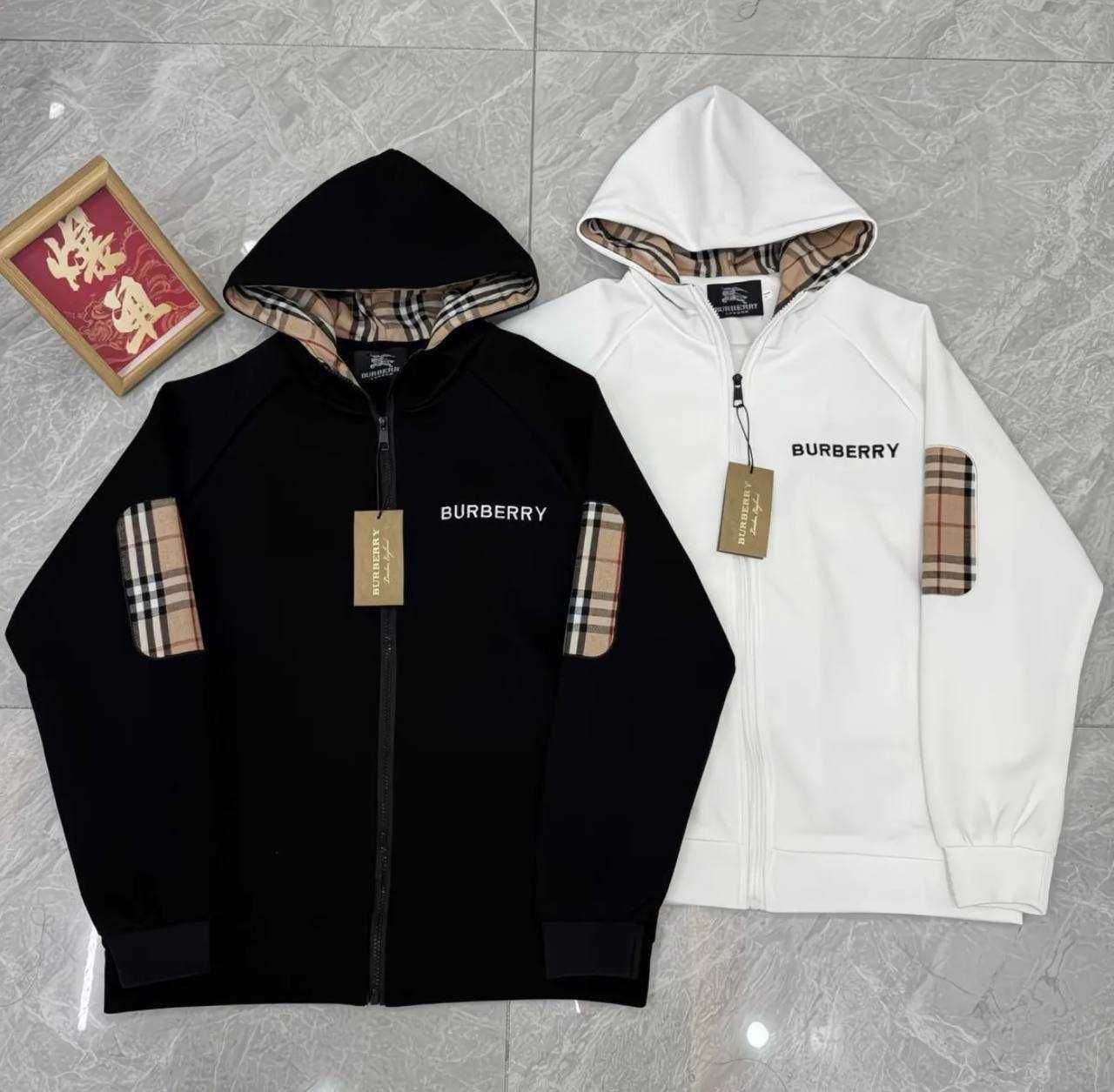В наявності | Зіп худі Burberry кофта зіпка худи