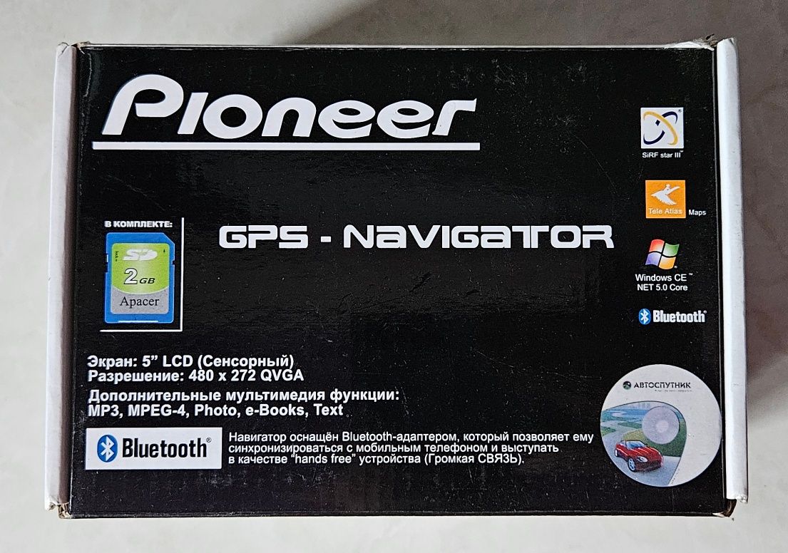 Супер крутой GPS - навигатор Pioneer PM-928, В плёнке,