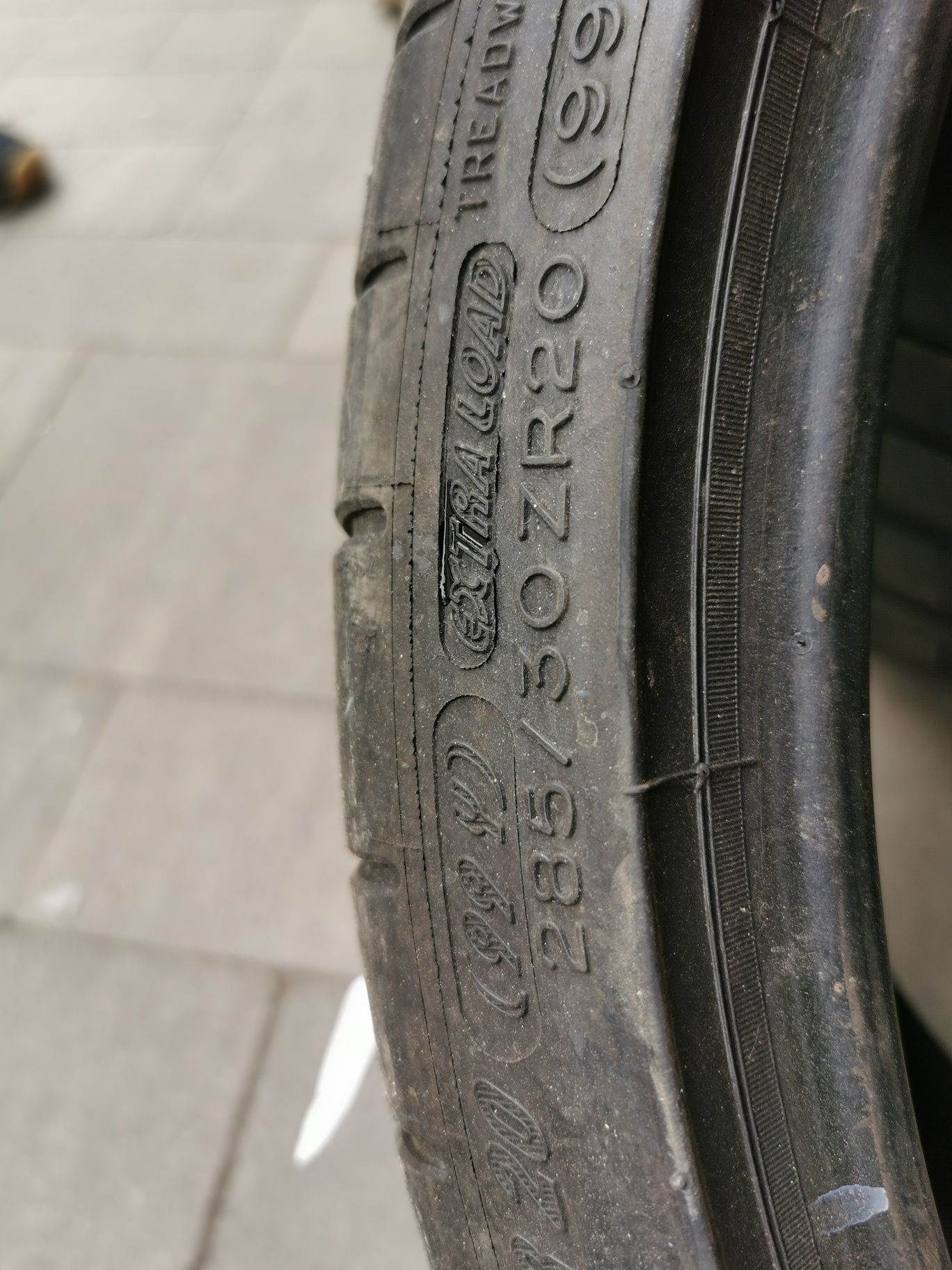 Пара летних шин 285/30 R20 Michelin Pilot Super sport