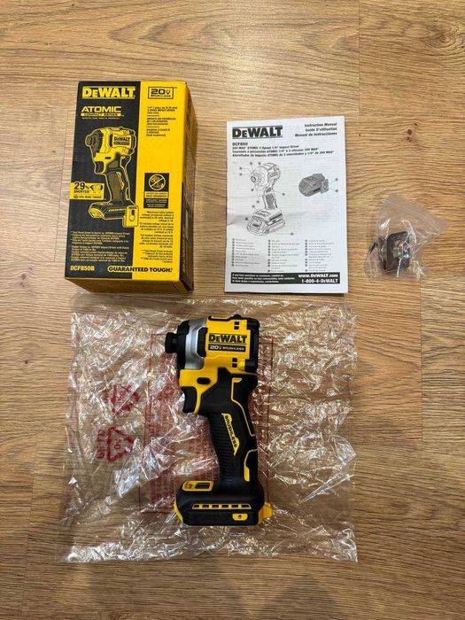 Нова оригінальний безщіточний Імпакт DeWalt 20V DCF850 MADE IN MEXICO