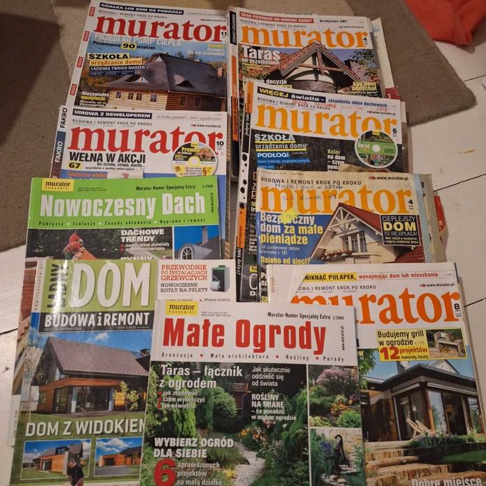 Murator miesięcznik , katalog projekty domów