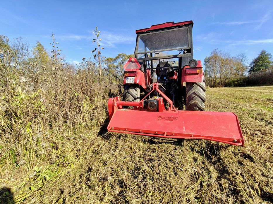 Usługi koszenia kosiarką bijakową - nieużytki, zarośla, tereny zielone