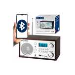 Radio Kuchenne Przenośne FM Głośnik Bluetooth MP3 USB SD Retro Antena