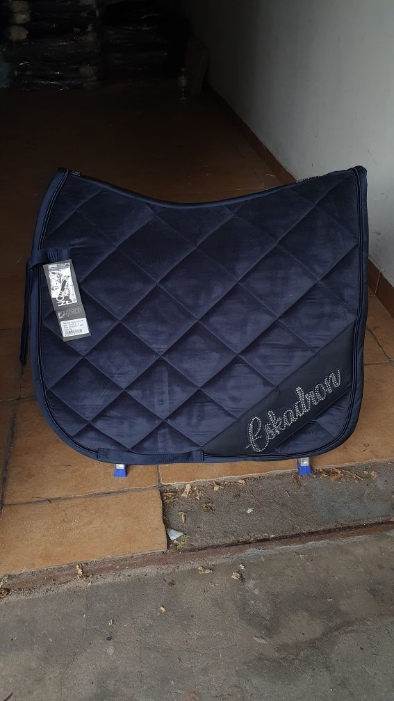 Nowy czaprak Eskadron Velvet Crystal Navy DL full