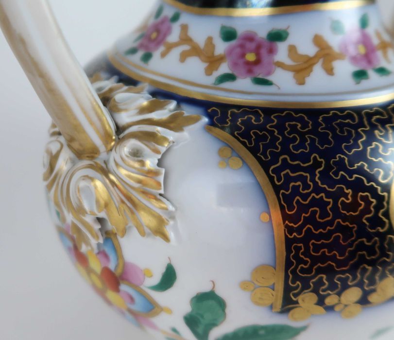 Jarro com bacia em porcelana antiga Europeia (Vieux Paris ?)