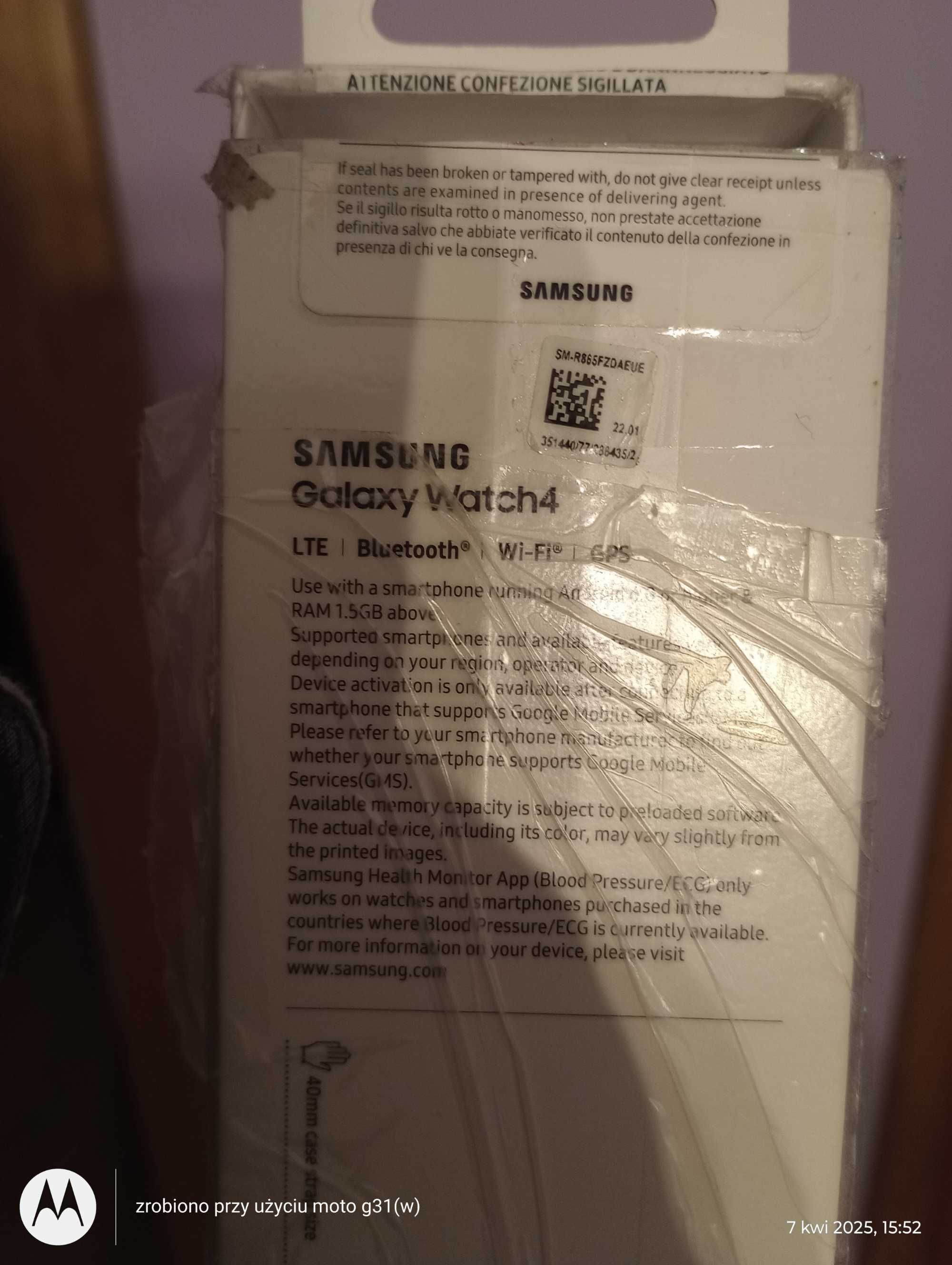 Zegarek Samsung watch 4
