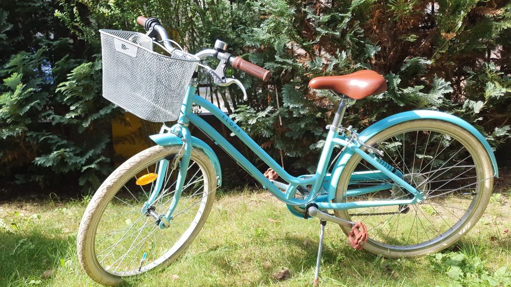 Rower miejski dla dzieci Decathlon Elops Btwin 500