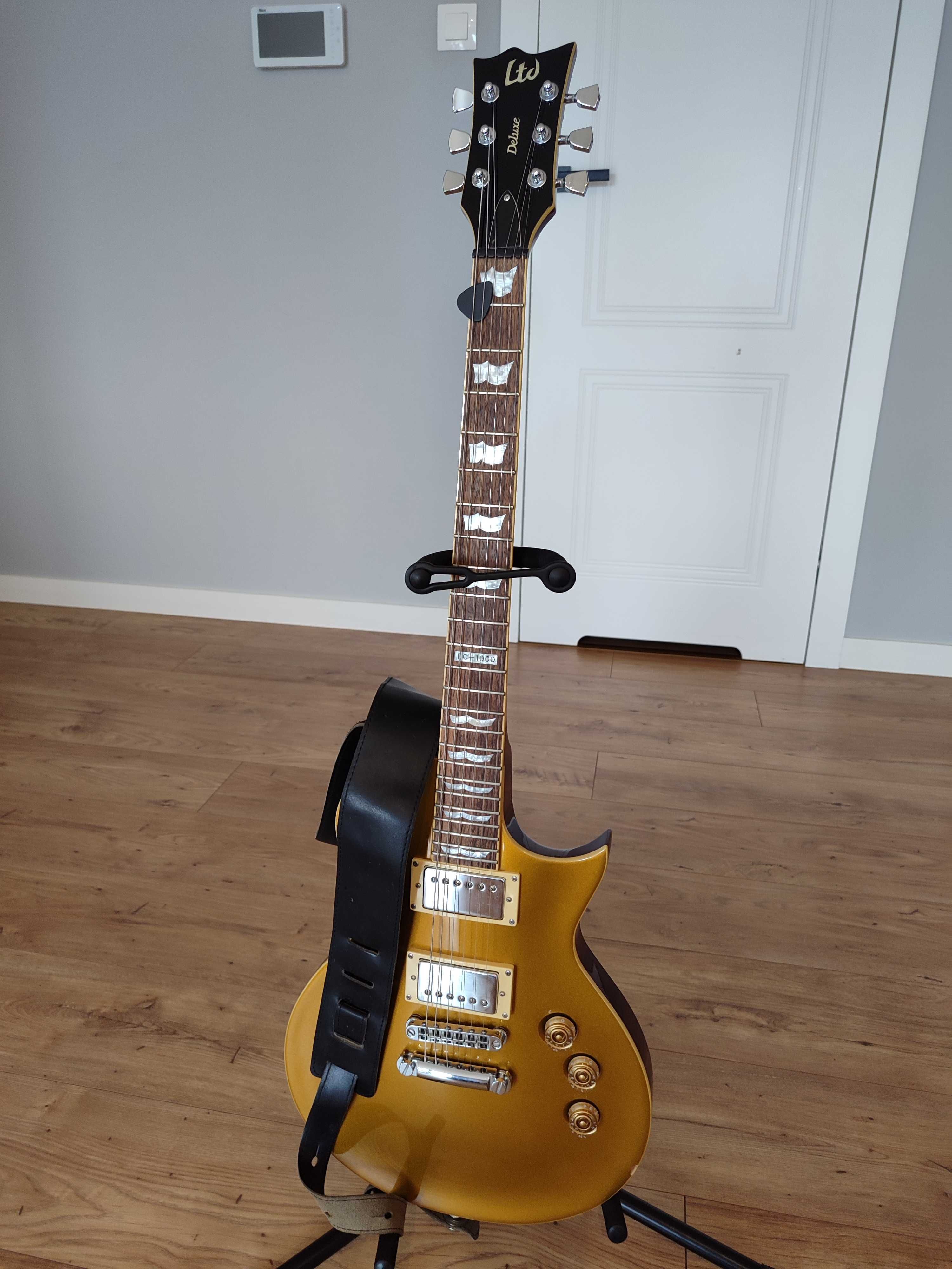 Gitara LTD EC-1000 Deluxe gold (Korea)