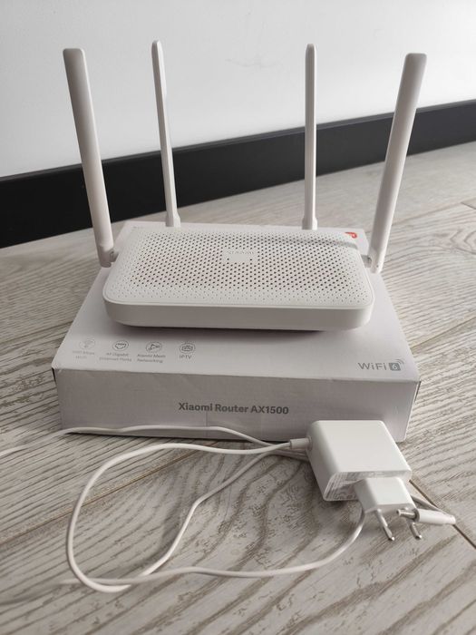 2 × Router Xiaomi AX1500 - WiFi 6, Mesh, używane ok. pół roku