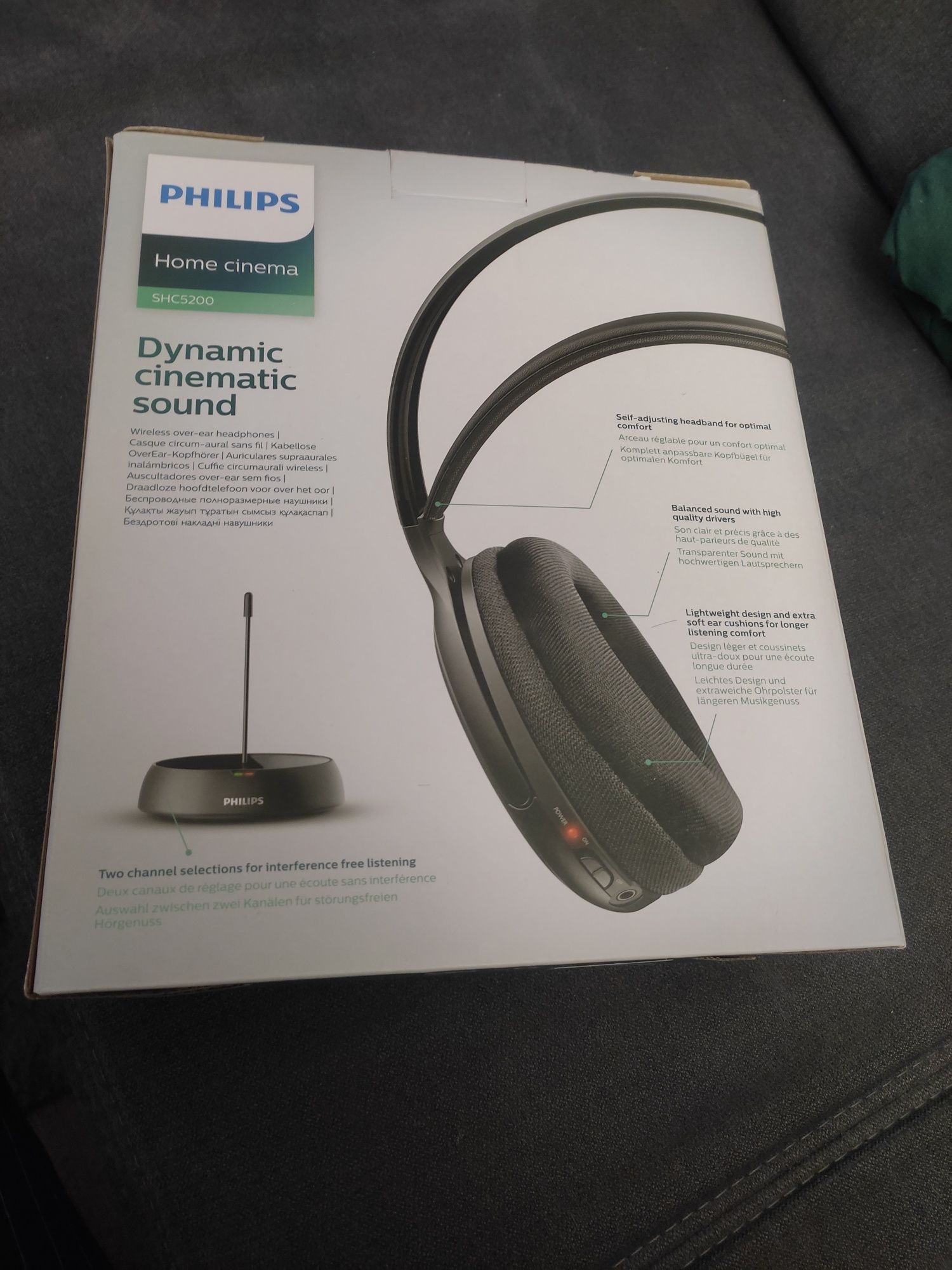 Słuchawki nauszne Philips shc 5200 nowe