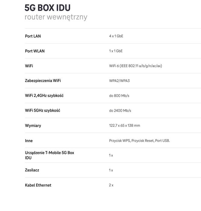 T-Mobile Internet 5G Home Office