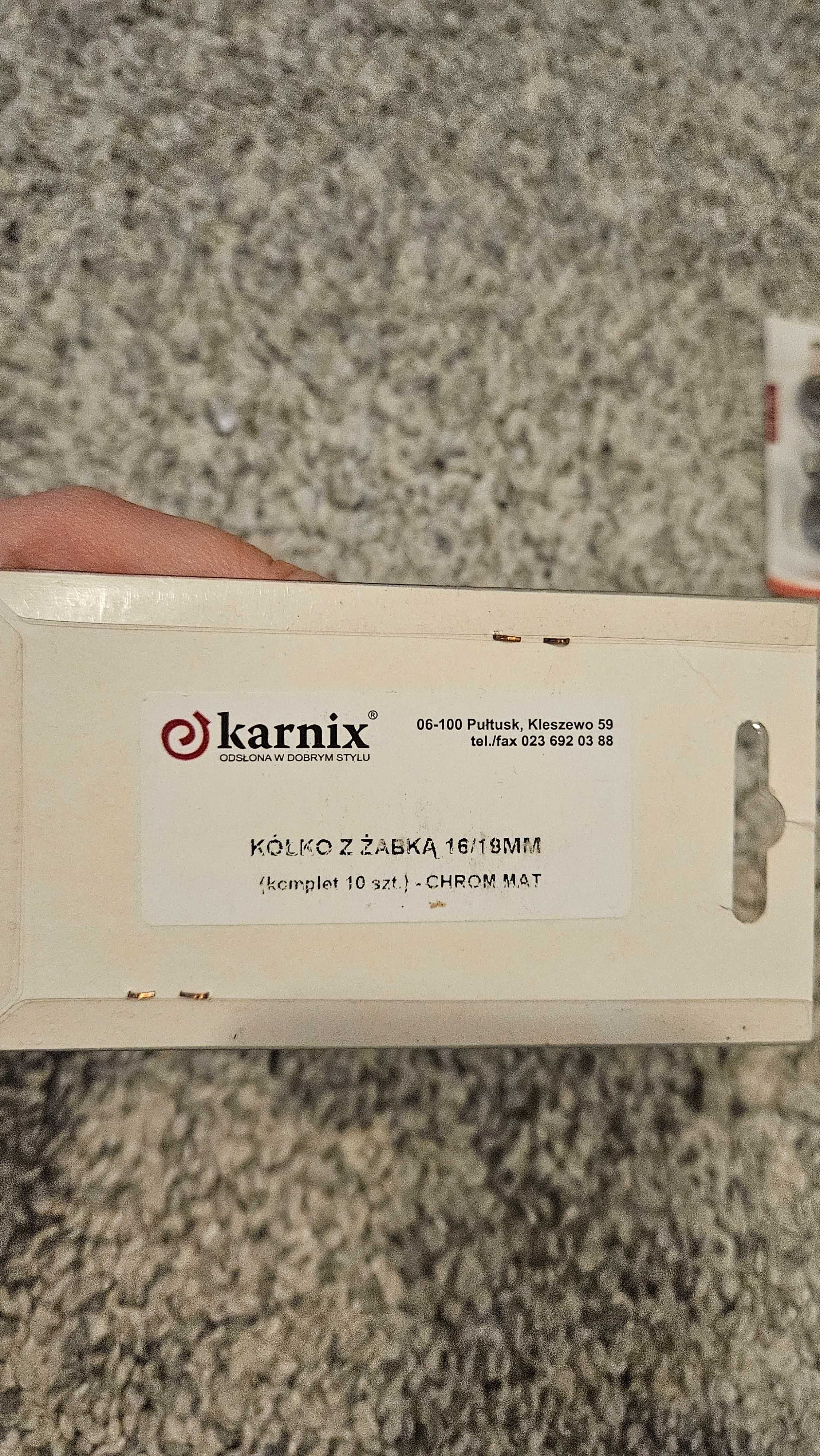 Kółko z żabką do karniszy