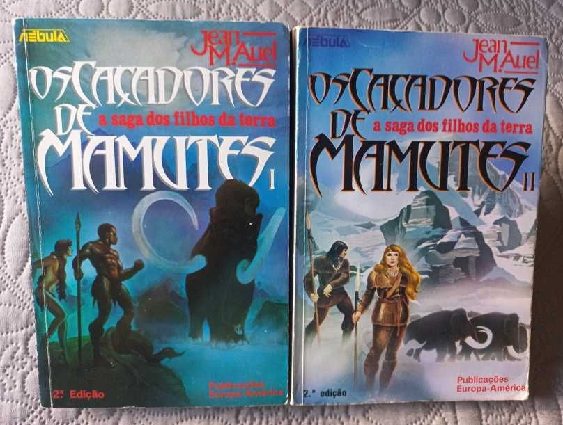 Os Caçadores de Mamutes 1 e 2 - Jean M. Auel (Coleção Nebula 2 volumes