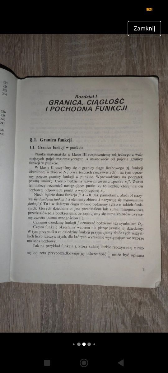 Książka podręcznik Matematyka dla klasy 3 liceum Cegiełka Szymański