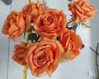 Róże bukiet kwiaty szuczne