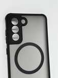 SAMSUNG S21FE Etui Case Obudowa Plecki Szaro-Czarna kod 2422