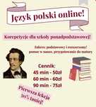 JĘZYK POLSKI ONLINE! Korepetycje (liceum\technikum), matura